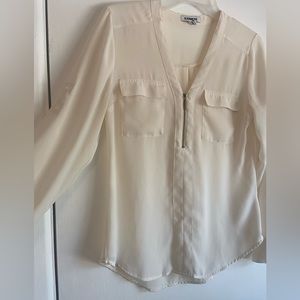 EXPRESS cream blouse